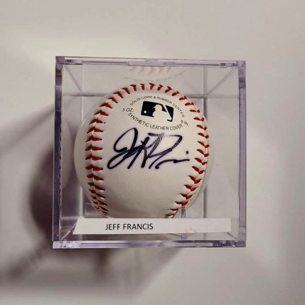 Jeff Francis Signed Major League Baseball *Toronto Blue Jays MLB/Upper D…